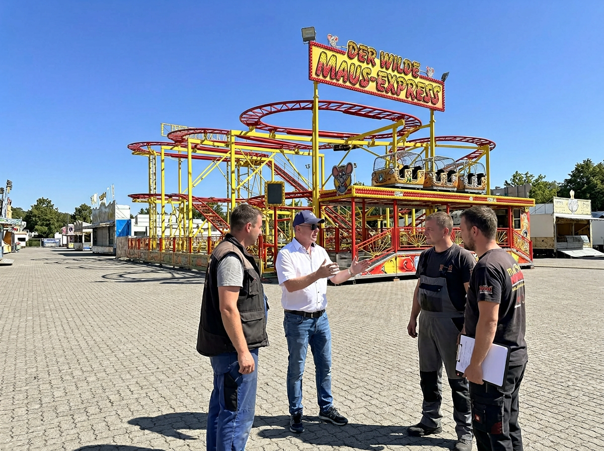 Vor-Ort Analyse am Fahrgeschäft