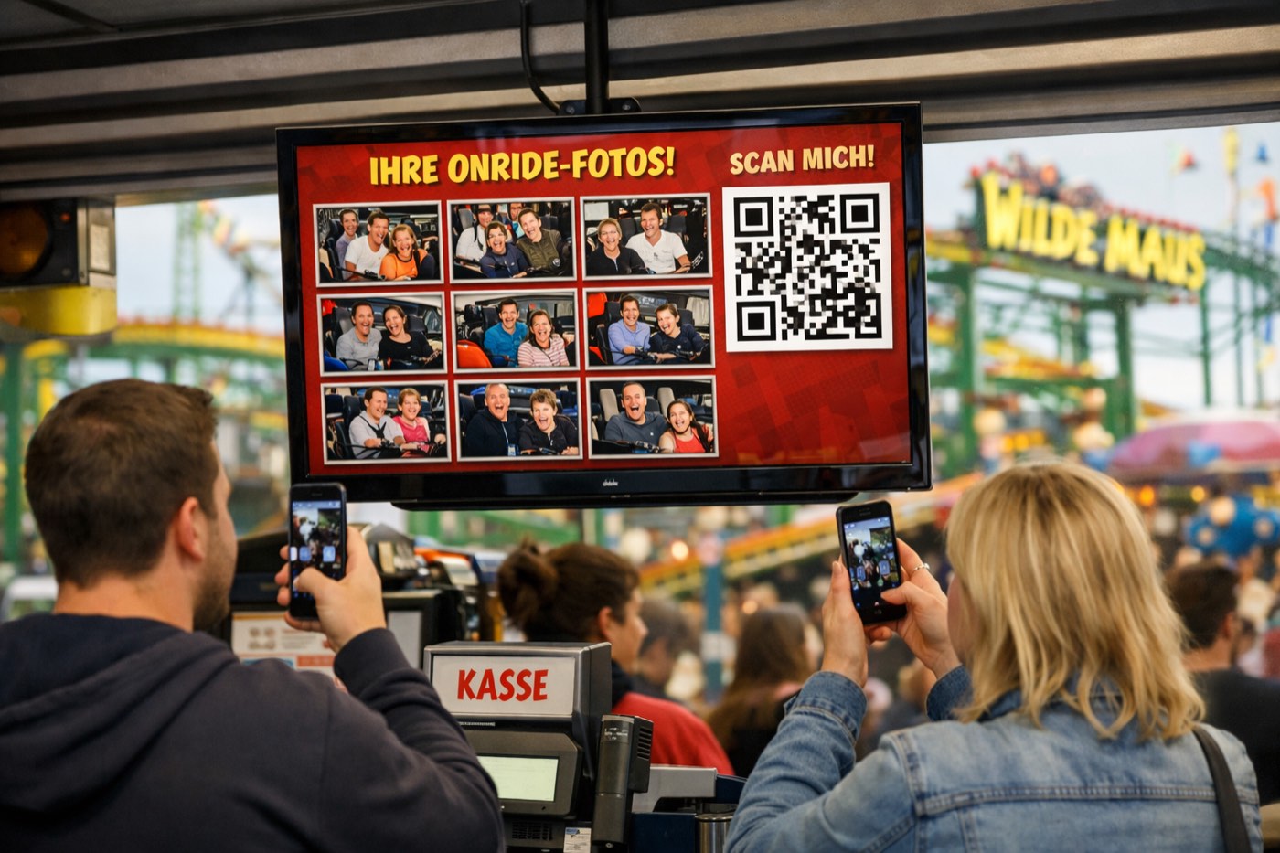 QR-Onlineverkauf (Screen + Handy)